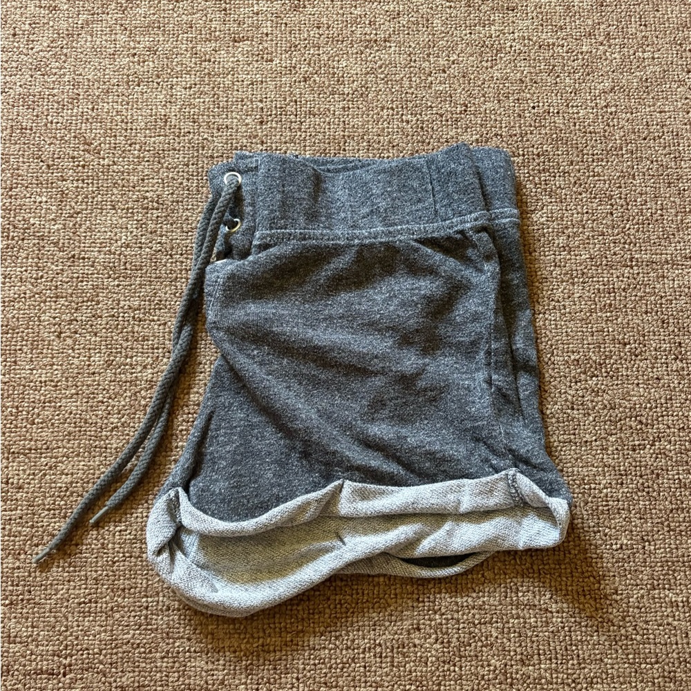 Live Love Dream Grey Lace Up Shorts